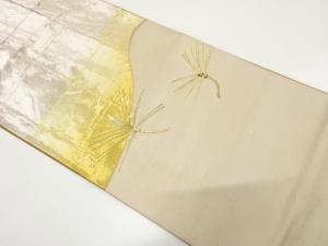 若松模様織り出し　袋帯